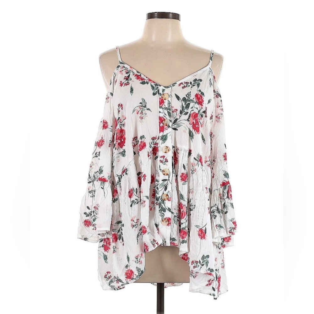 Torrid Floral Off-Shoulder Women's Top